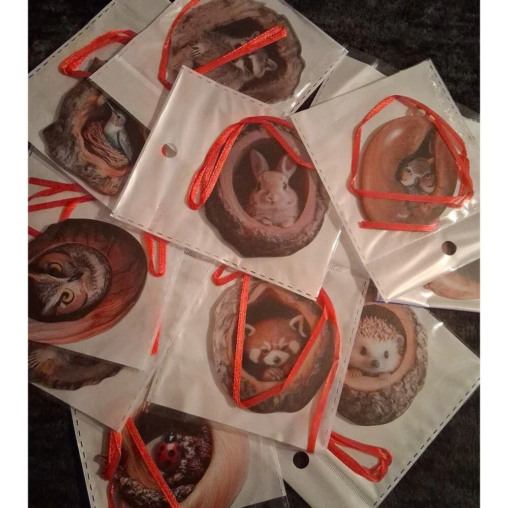 Lot of 13 Animal Acrylic ornaments  new factory sealed